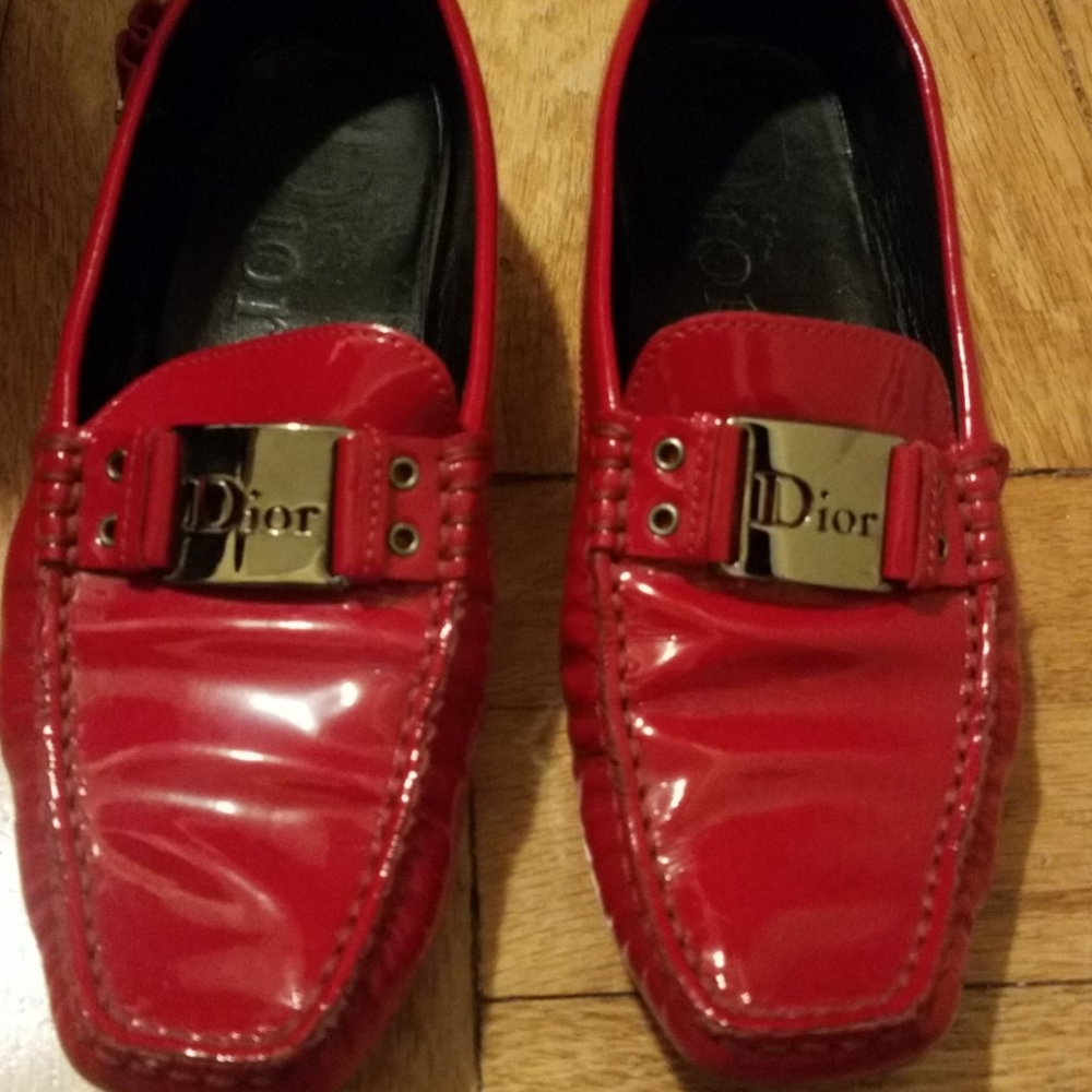Christian Dior driving loafers size 9
